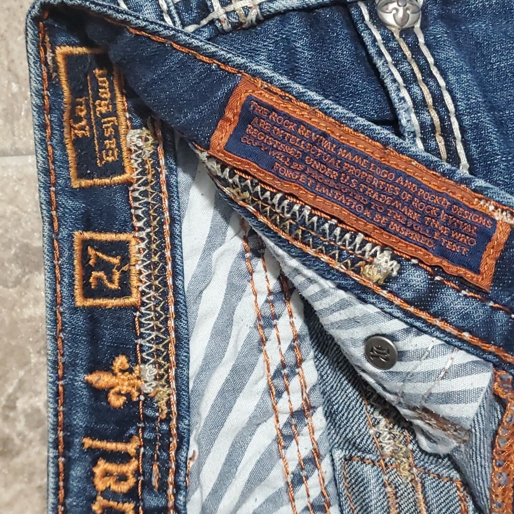 Rock Revival Kai Easy Boot Jean Size 27 - image 4